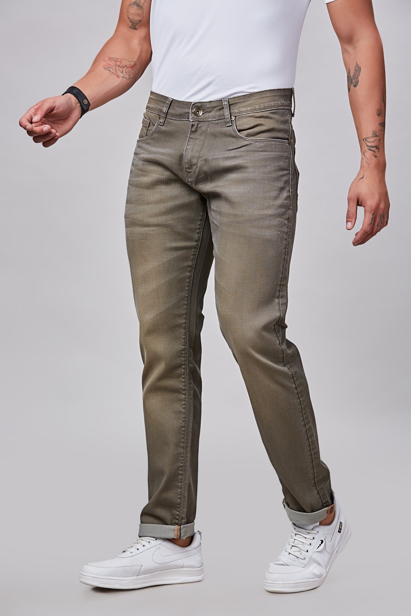 ROCK - OLIVE BROWN